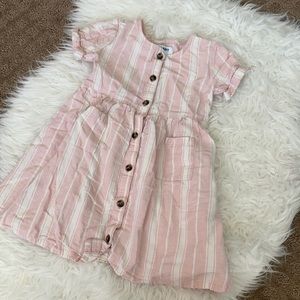 Light pink and cream dress